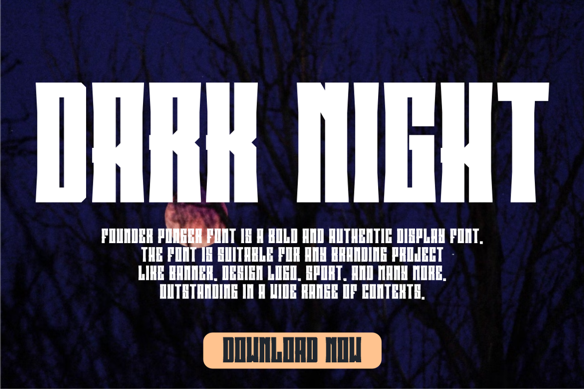 Darknes Srakenos, a Sans Serif Font by QR Design Studio (Photo 3 of 7)