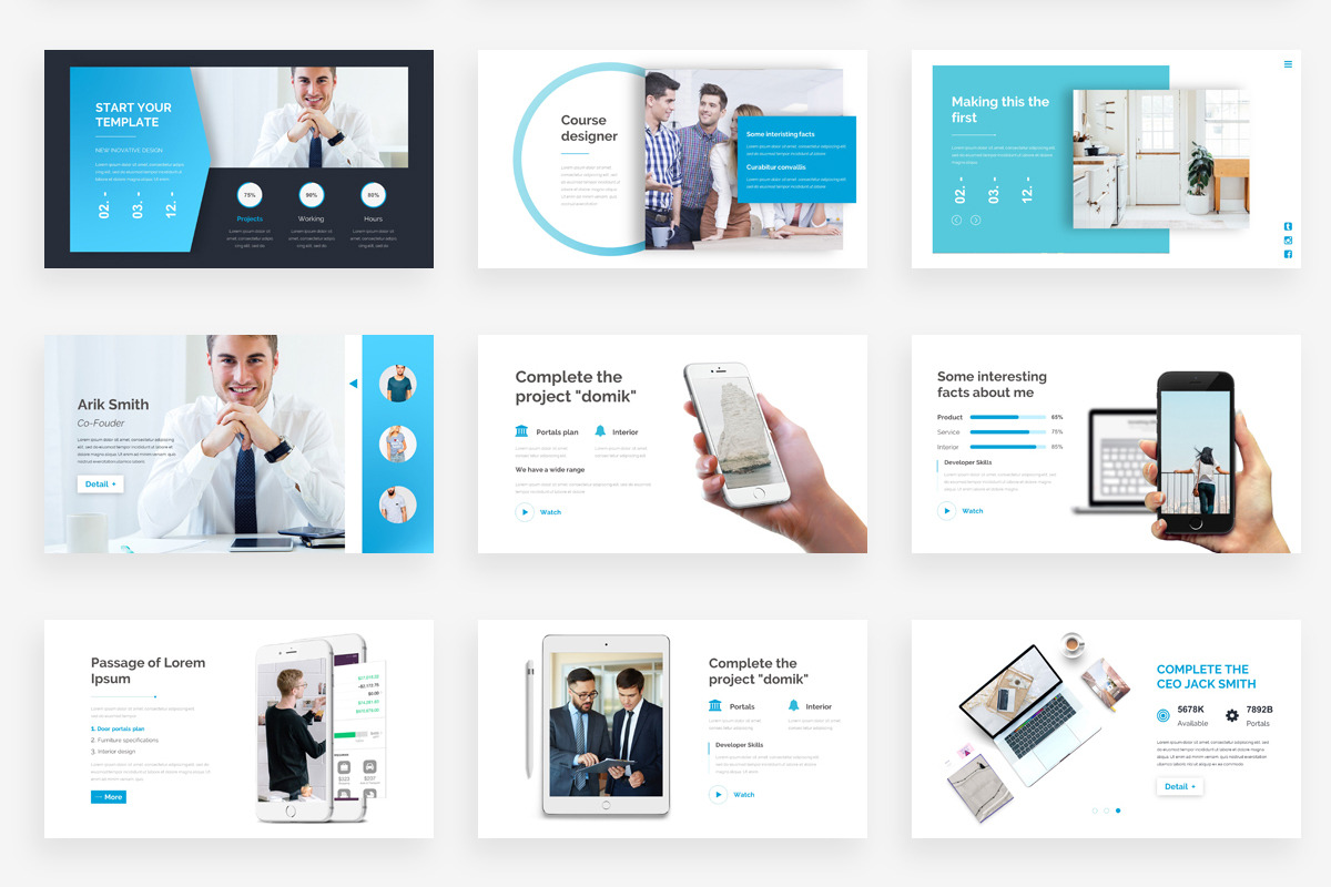 Active Powerpoint Bundle FULL IMAGES, a Presentation Template by One Percent Studio (Photo 12 of 30)