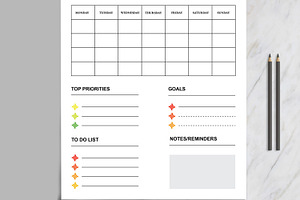 Daily & Monthly Planner Design