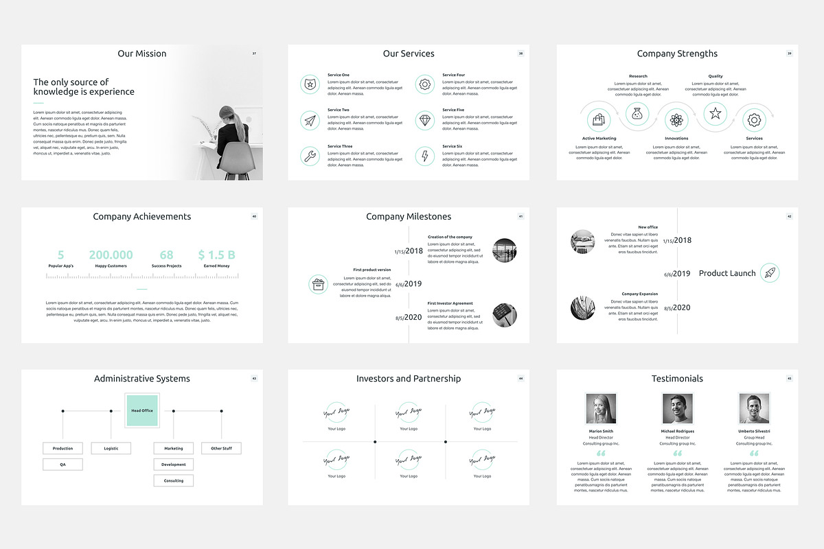 Extended Business Plan PowerPoint, a Presentation Template by JetzTemplates