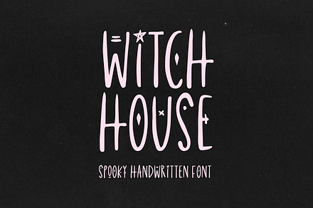 Witch House | Spooky Halloween Font, a Handwritten Font by KA Designs