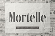 Mortelle - Condensed Serif Font, a Serif Font by Almeera Std (Thumbnail 1 of 6)