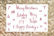 Holiday Calligraphy Overlays 2, an Illustration by Irina Vascovet (Thumbnail 1 of 5)
