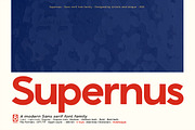 Supernus - Sans serif Font Family, a Sans Serif Font by Artistic & Unique (Thumbnail 1 of 15)