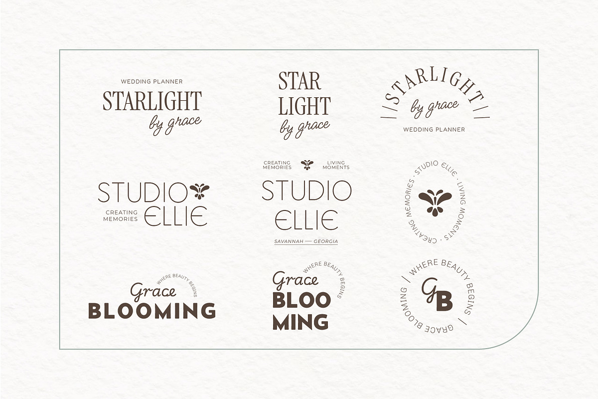 Minimalist Logos & Branding Kit preview 7
