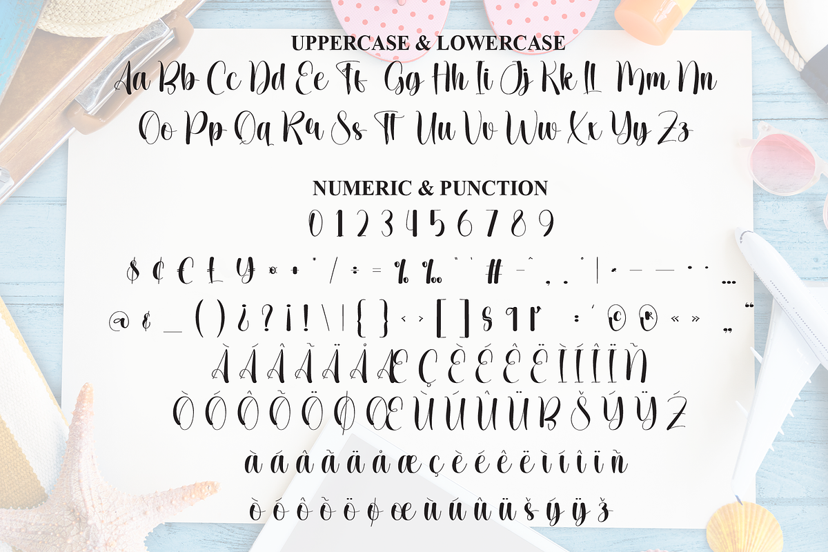 Happy Summer | Script Font, a Handwritten Font by Scratchones (Photo 7 of 9)