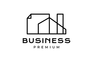 house architecture logo design, a Branding & Logo Template by devastd