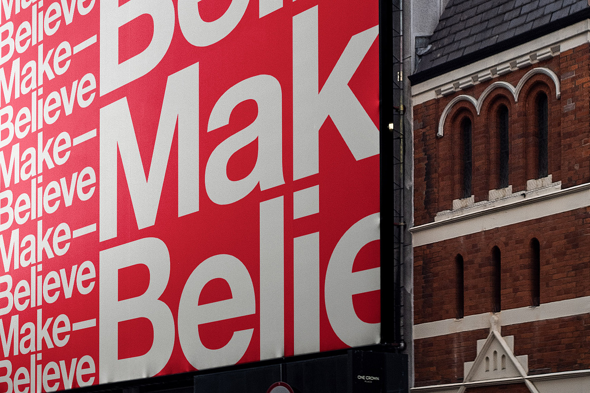 Large building hoarding mockup, an Advertising Mockup by MakeBelieve (Photo 2 of 2)