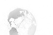 Abstract futuristic network shapes, a Healthcare Illustration by VectorShop (Thumbnail 2 of 8)