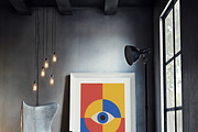 16 Abstract Eyes Printable Wall Art, a Background Graphic by C Design Studio (Thumbnail 14 of 18)