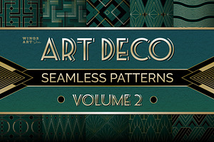 Art Deco Seamless Patterns Vol 2