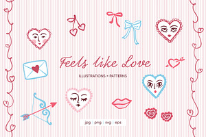 FEELS LIKE LOVE collection, a Graphic by SurfaceStories