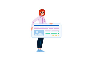 Office worker showing personal, a Finance Illustration by pikepicture
