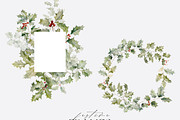FLORAL WINTER BOX Watercolor Bundle, a Seasonal Illustration by Muse Artist (Thumbnail 48 of 95)