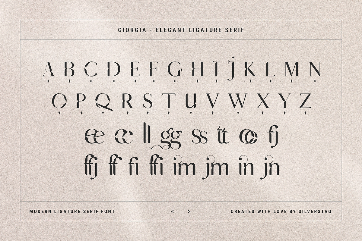 Giorgia - Elegant Ligature Serif, a Serif Font by SilverStag Type Foundry (Photo 15 of 15)
