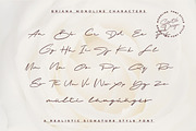 Briana | 2 Styles Signature Font, a Script Font by Scratch Design (Thumbnail 7 of 15)