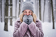 Snowfall Photo Effect, a Layer Style Add-On by graphypix (Thumbnail 1 of 13)