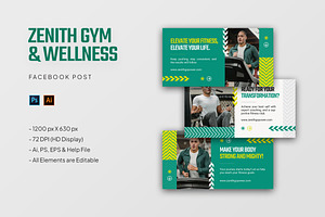 Zenith - Facebook Post, a Social Media Template by StreaksideStd