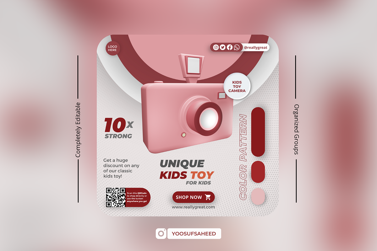 Kids, Children Canva Design Template, a Social Media Template by Exceptionalways (Photo 20 of 35)