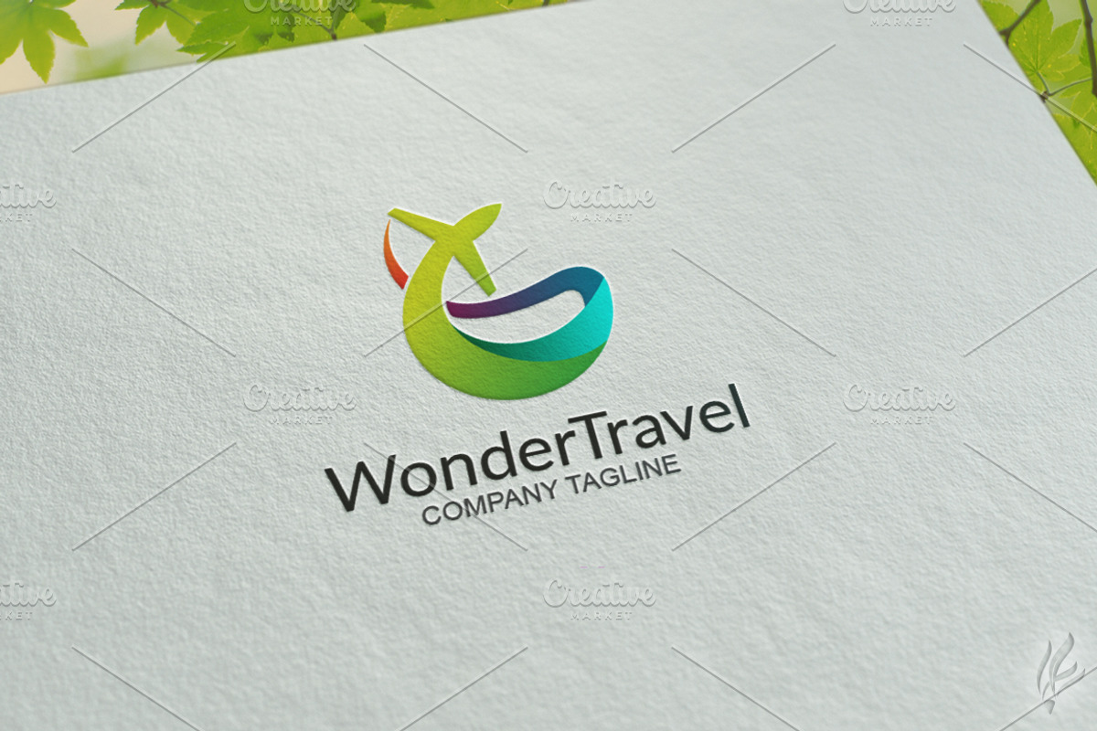 Wonder Travel - Logo Template, a Branding & Logo Template by Twelve.std (Photo 1 of 3)