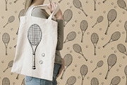 Tennis. Sketch and patterns, a Sport Illustration by Canatic (Thumbnail 7 of 7)