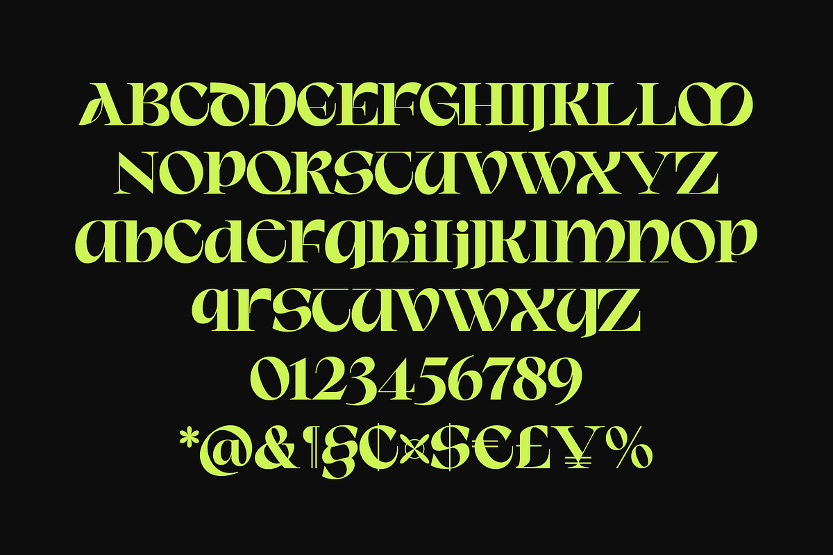 ED Brigid Typeface, a Serif Font by Emyself Design (Photo 4 of 12)