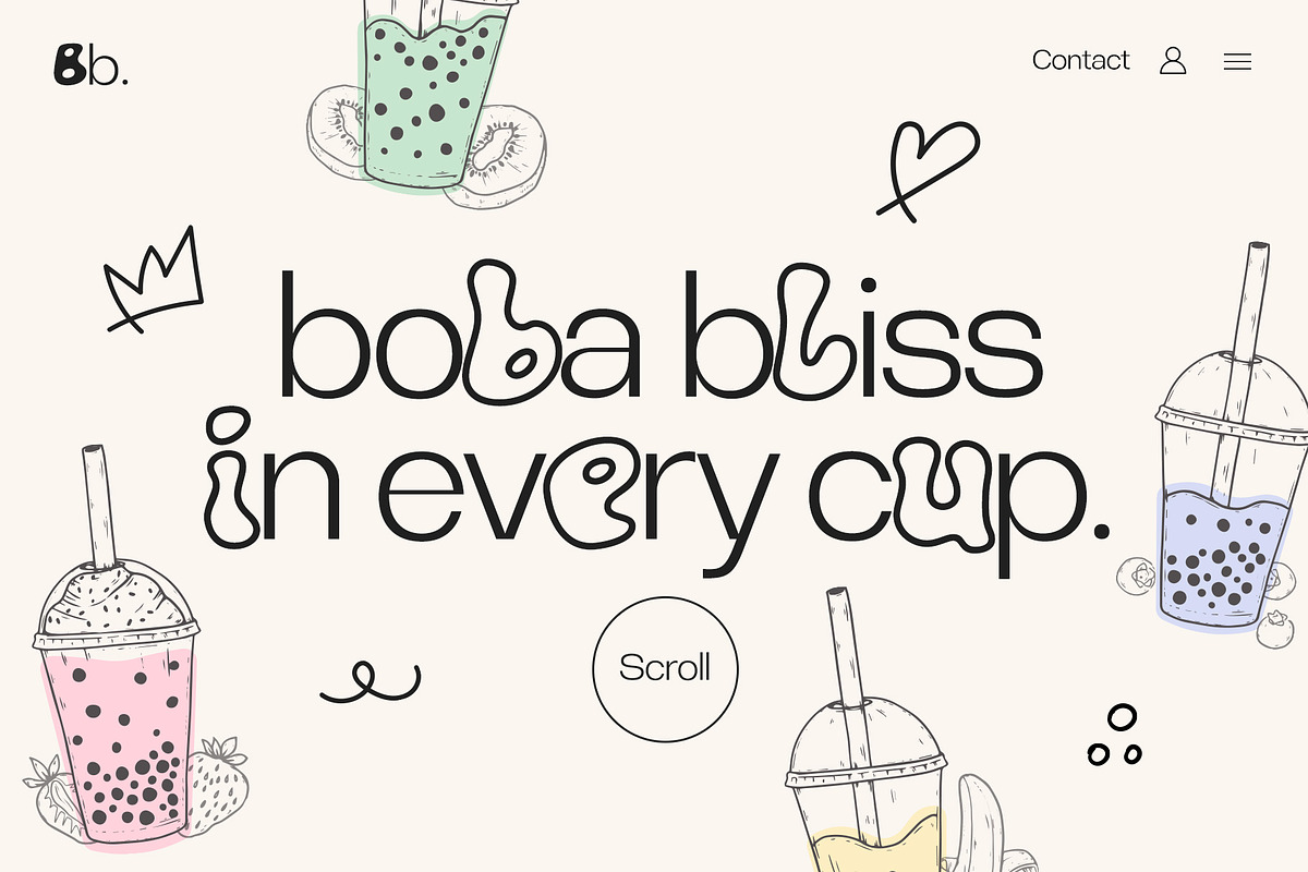 Mocha Bubble+Sans Font Duo, a Sans Serif Font by Sam Parrett (Photo 2 of 10)