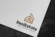 Real Estate Home Logo Template, a Branding & Logo Template by Pentaclay (Thumbnail 3 of 4)