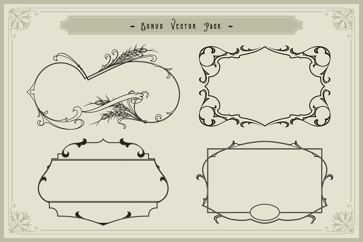 Victorian Fonts Collection, a Serif Font by Burntilldead (Photo 10 of 10)