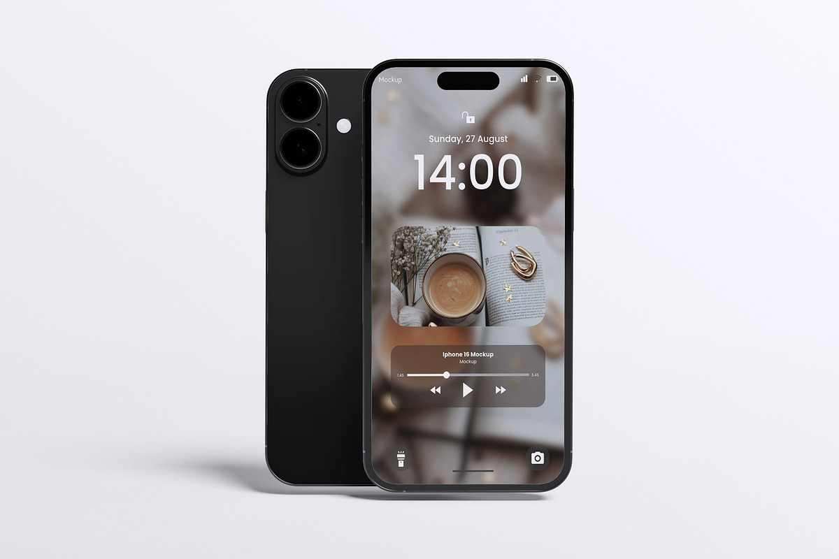 iPhone 16 Mockup, an iPhone Mockup by xavier_studio (Photo 2 of 5)