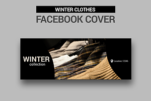 6 Winter Clothes Facebook Covers