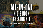 Kid's Book Creator Kit Using AI, an Object Graphic by MadeByAI Studio (Thumbnail 1 of 5)