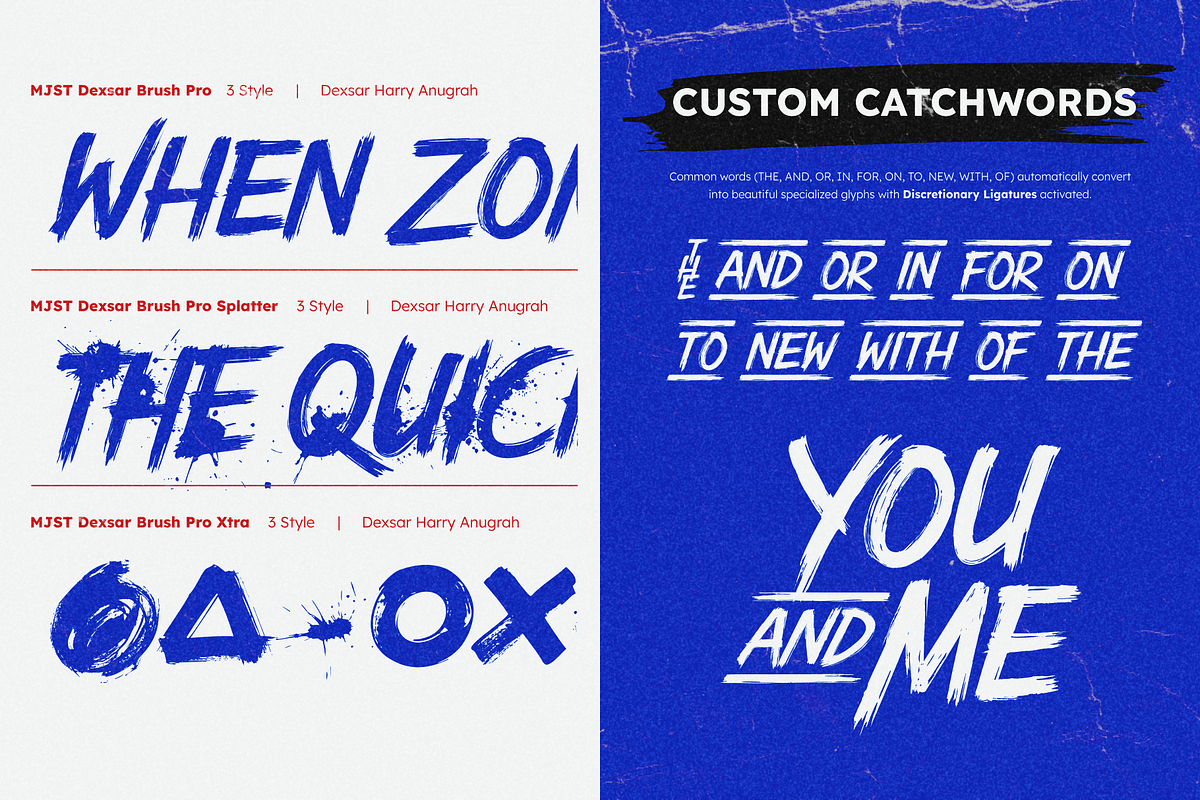 MJST Dexsar Brush Pro, a Script Font by dexsarharryfonts (Photo 6 of 8)