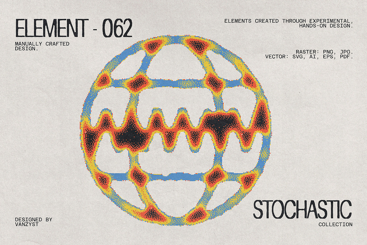 Stochastic Archive Collection, a Graphic by Vanzyst (Photo 7 of 14)