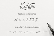Kedsita Signature Font, a Handwritten Font by Moodtype (Thumbnail 11 of 12)