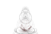 Futuristic high tech backgrounds, a Decorative Illustration by VectorShop (Thumbnail 2 of 10)