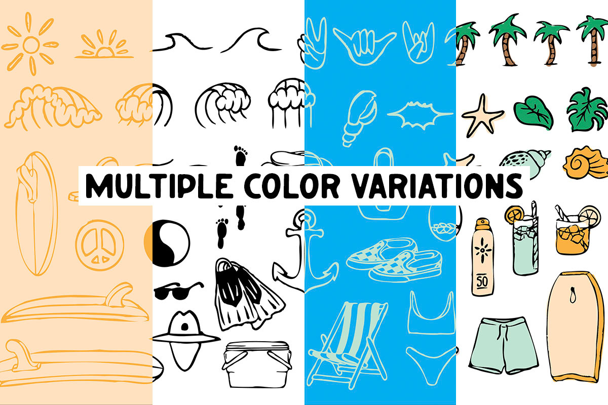 Hand Drawn Surf Illustrations, a Seasonal Illustration by ByStevie (Photo 2 of 4)