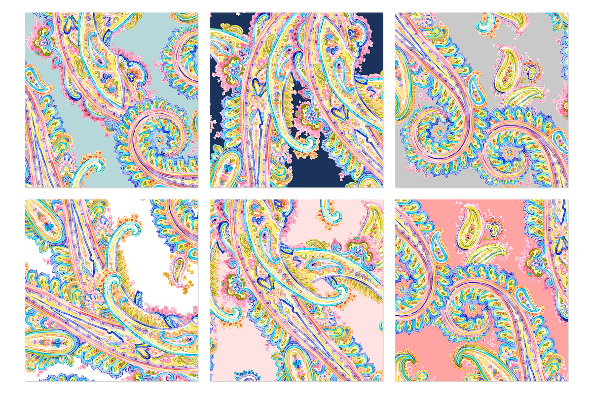Paisley Elegance #02, an Illustration by TSTUDIO (Photo 4 of 10)