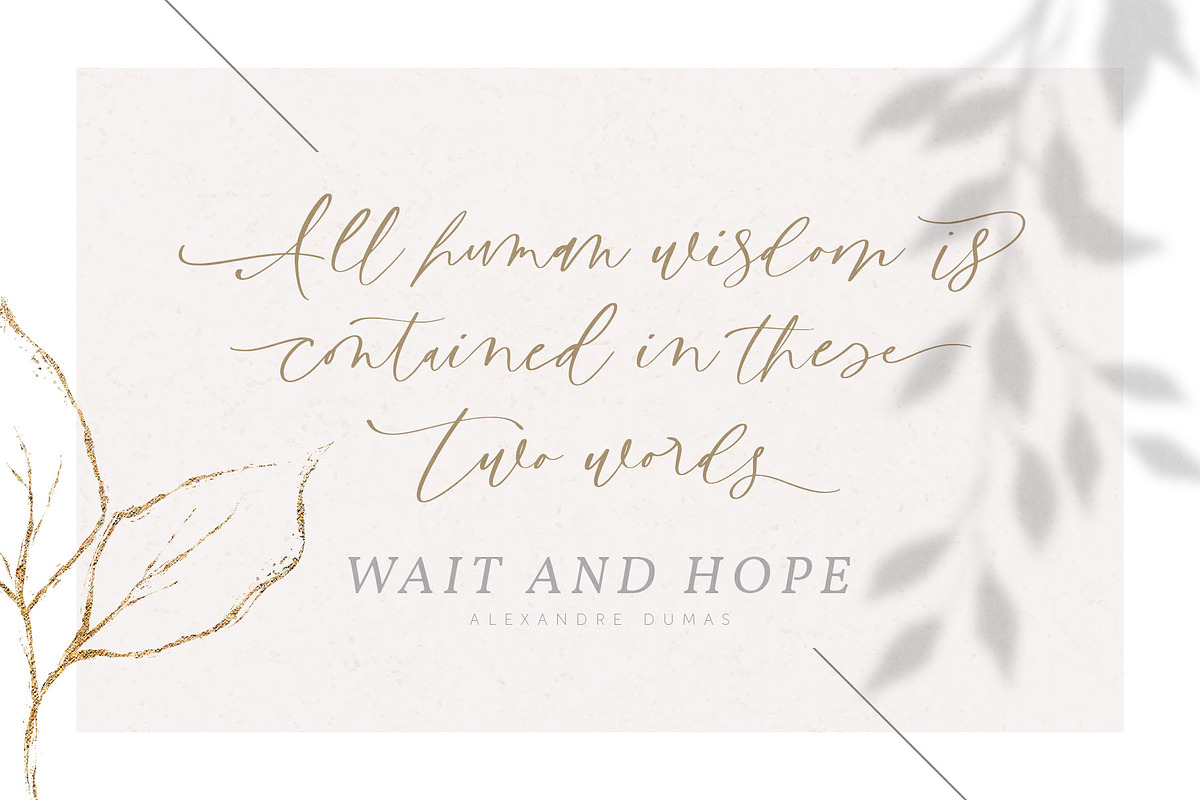 Rosematty Font preview 3