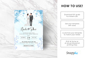 Navy Blue Wedding Invitation Temp, an Invitation Template by Snapybiz (Thumbnail 6 of 10)