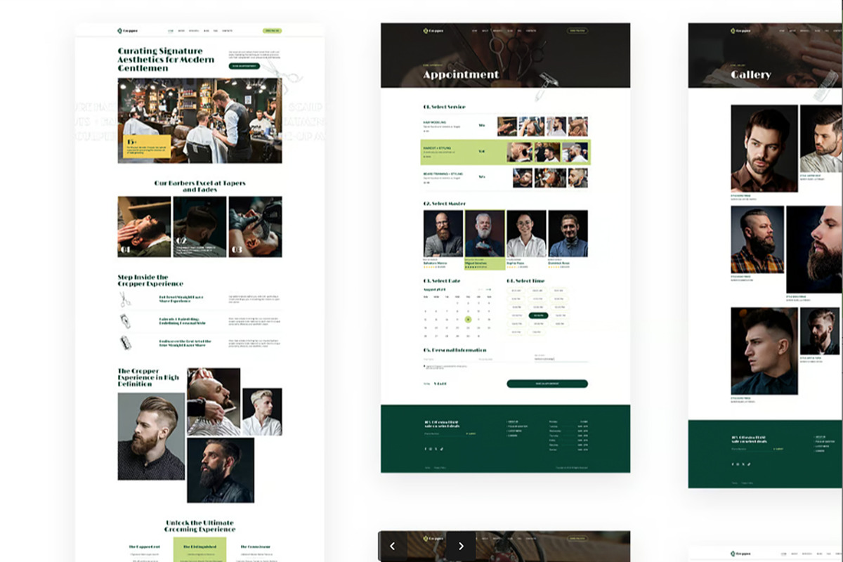 Barbershop & Tatto Tamplate Design, a WordPress Template by Dimas Rizki Pratama (Photo 3 of 3)
