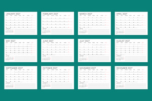 2027 Calendar | Minimalist Planner