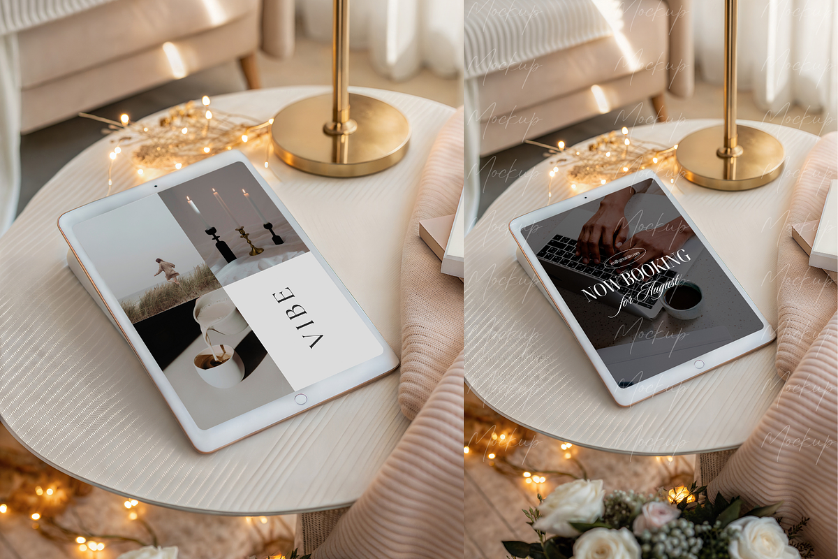 Autumn Blank Screen iPad Mockup, a Product Mockup by TatiMockup (Photo 3 of 3)