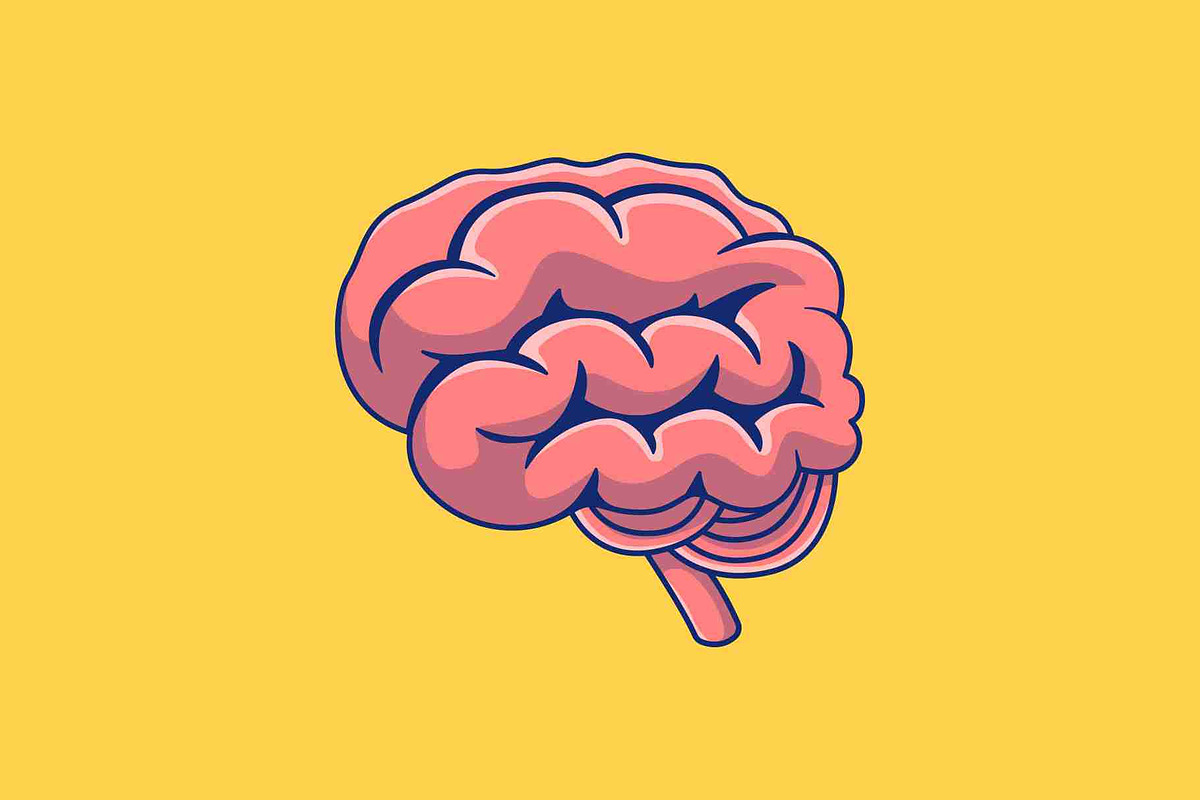 Brain Cartoon Vector Icons, a Person Illustration by Artstorystudio (Photo 2 of 3)