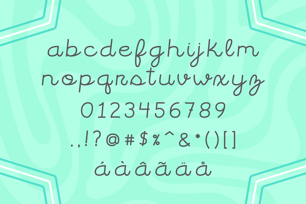 Neon Glowup by Emily Ann Hill, a Script Font by Emily Ann Hill Type Co. (Photo 2 of 4)