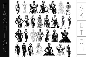 Custom fashion illustration, a Person Illustration by SketchArtStudio