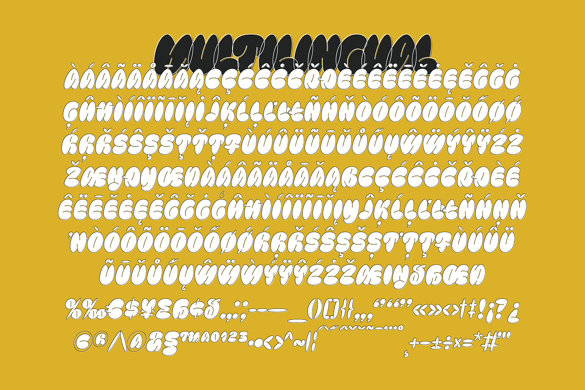 Bulbis - Bubble Font, a Handwritten Font by Zarma Type (Photo 9 of 10)