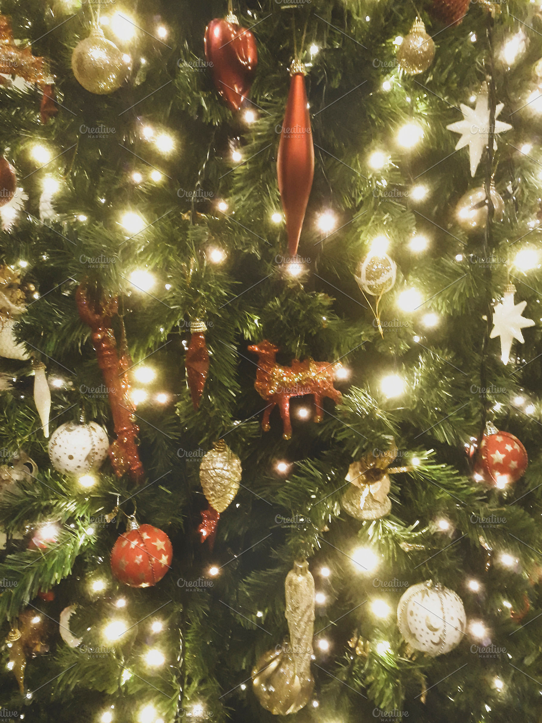 Christmas Tree Decoration Close Up, a Holiday Photo by DanFLCreativo
