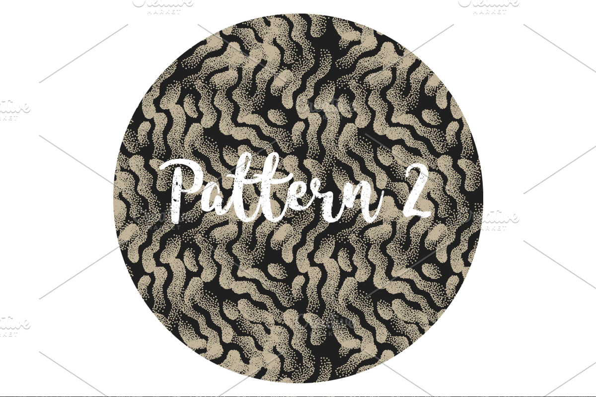 Vector Abstract Seamless Patterns, a Pattern Graphic by yamonstro (Photo 4 of 8)
