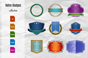 Retro Badges